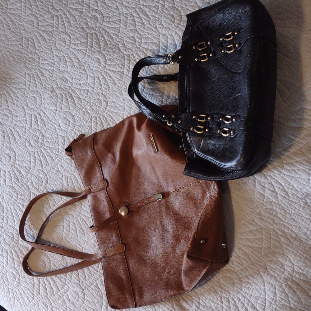 Two leather bags